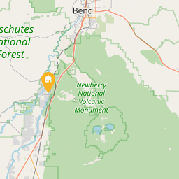 Bend-Sunriver Camping Resort Studio Cabin 8 on the map